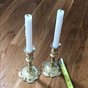 2 Baldwin brass candlesticks